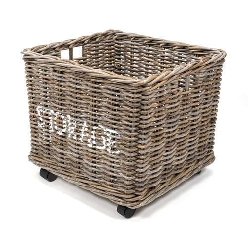 3-Tier Rolling Laundry Room Storage Cart with Basket Drawers